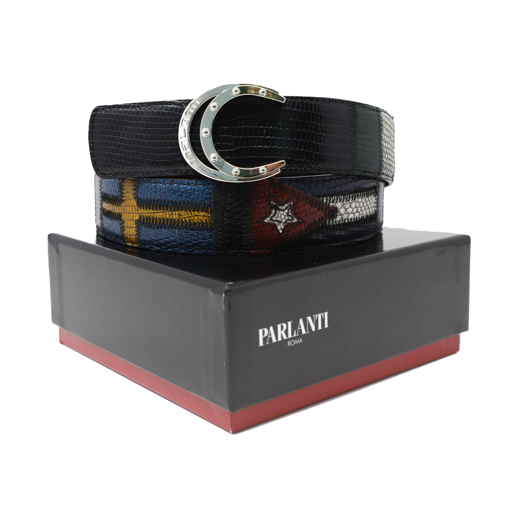 Parlanti Lizard Flag Belt