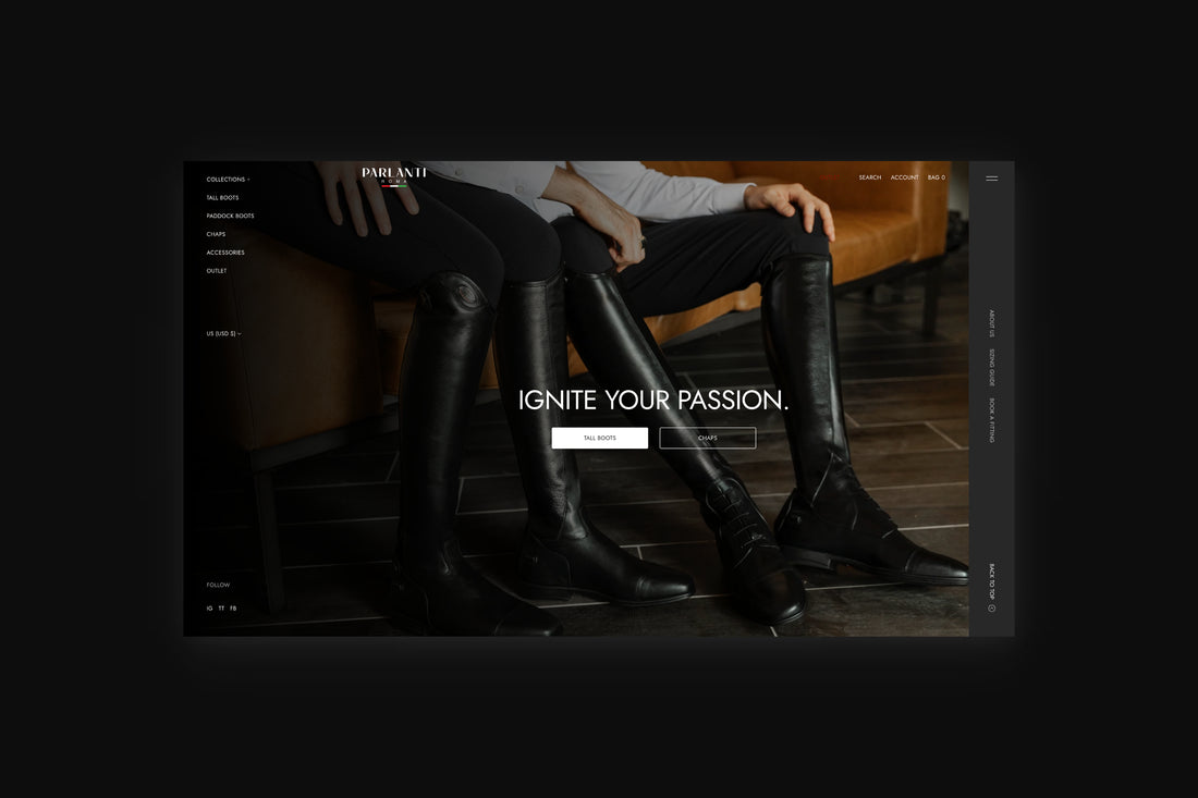 Parlanti Launches "Ignite Your Passion" Campaign Alongside State-of-the-Art E-Commerce Website