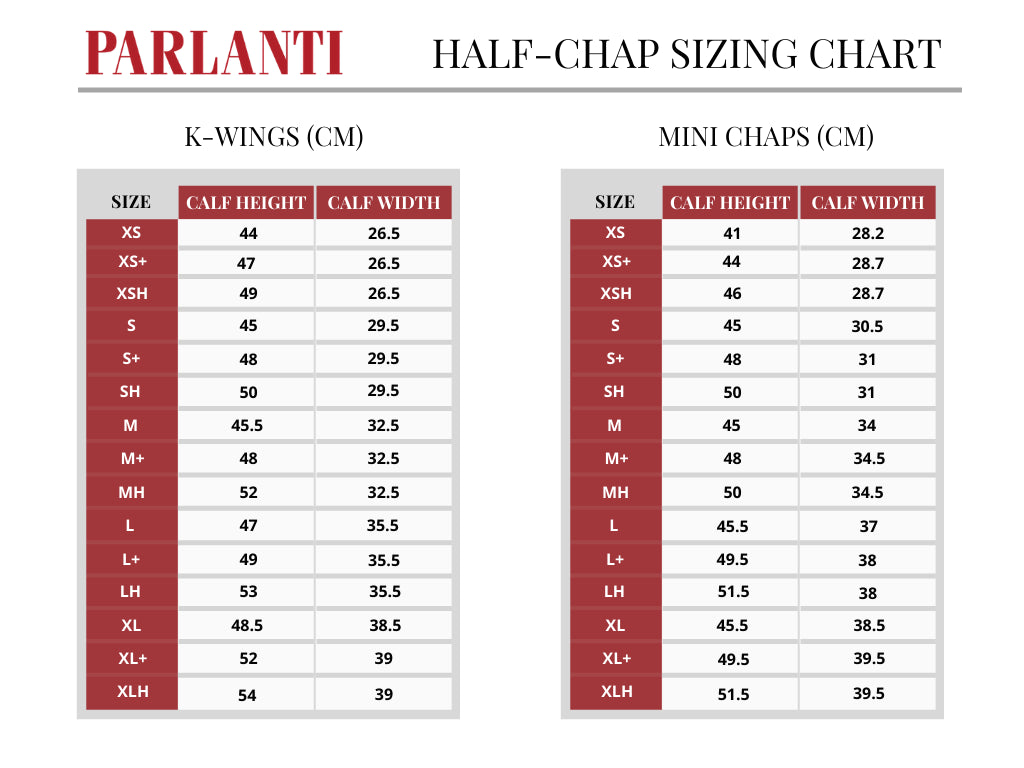 Sizing Guide Parlanti International