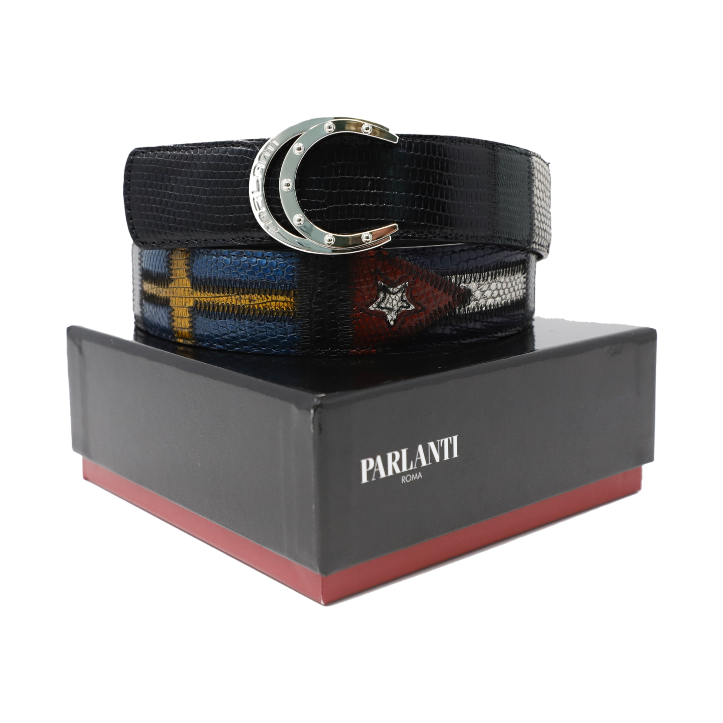 Parlanti Lizard Flag Belt