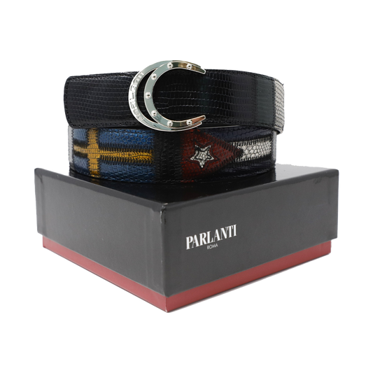 Parlanti Lizard Flag Belt