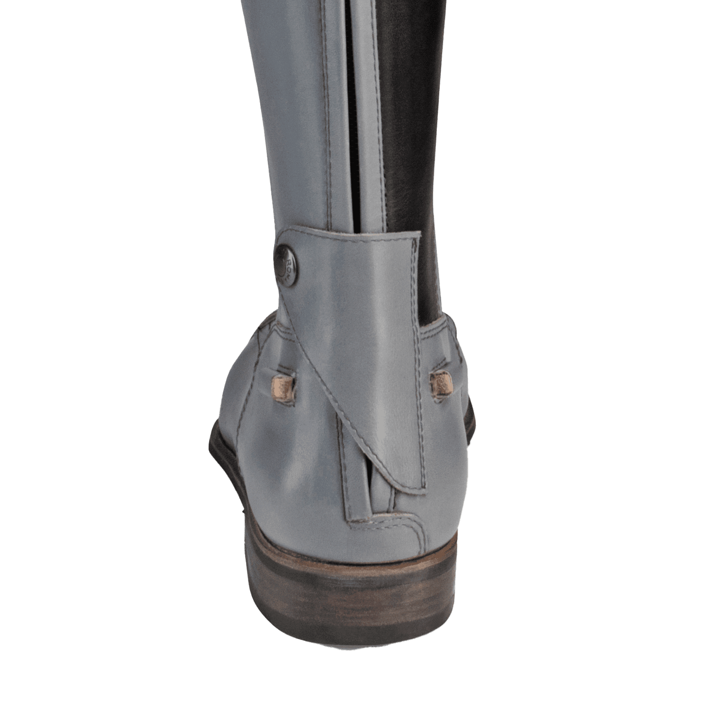 Grey leather 2025 riding boots